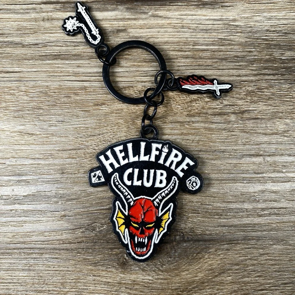 Stranger Things Hellfire Club Keychain 2